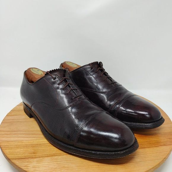 Alden New England Straight Tip Bal- Mens- Size 10B- Brown- [C906]- Oxford Shoes main image 10